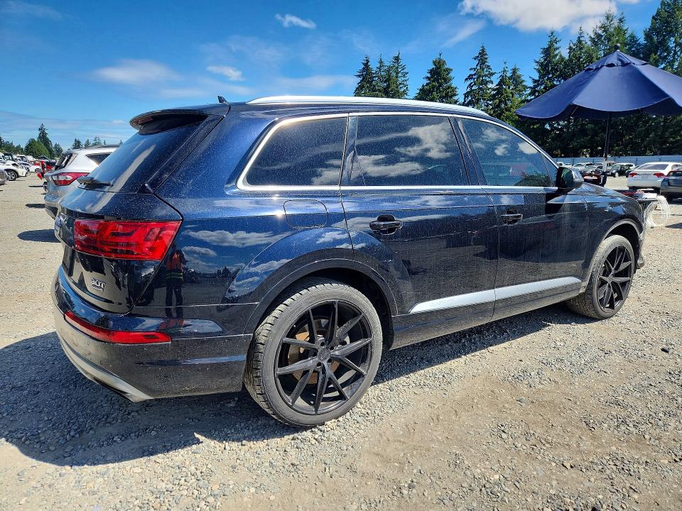 2017 Audi Q7 VIN WA1LAAF76HD039212 COPART salvage auction — FRONT END, Wa - Bill Of Sale, sold $5,700 on 2026-07-31 (photo 3)