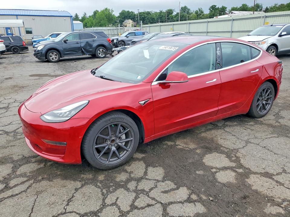 2018 Tesla Model 3 VIN 5YJ3E1EA8JF012941 COPART salvage auction — ROOF, Pa - Certificate Of Salvage, sold $6,100 on 2026-07-14 (photo 1)