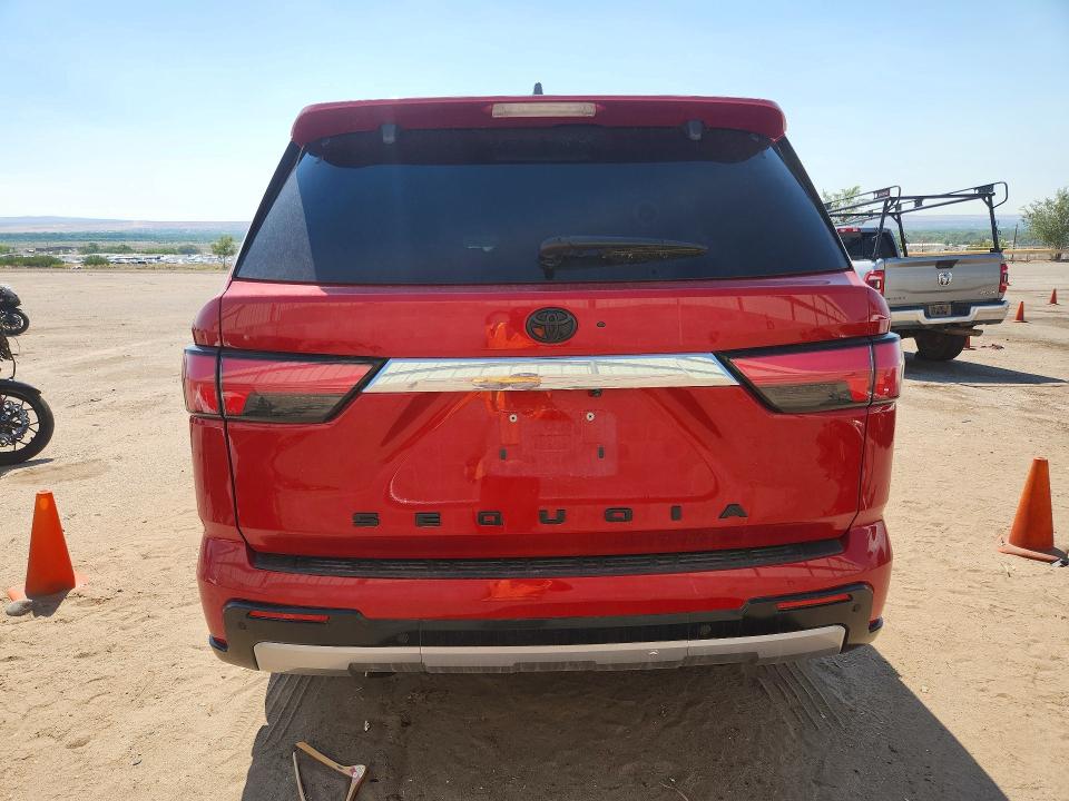 2024 Toyota Sequoia VIN 7SVAAABA2RX047215 COPART salvage auction — FRONT END, Nm - Cert Of Title-Salvage, sold $37,000 on 2026-08-06 (photo 6)