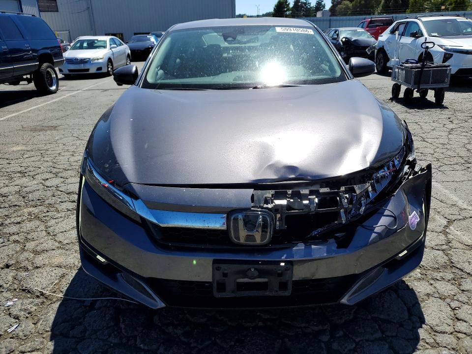 2018 Honda Clarity VIN JHMZC5F13JC018843 COPART salvage auction — FRONT END, Ca - Salvage Certificate, sold $2,350 on 2026-07-24 (photo 5)