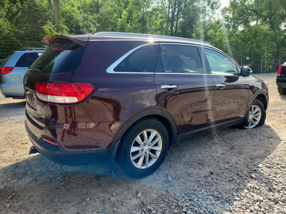 2018 Kia Sorento VIN 5XYPGDA37JG373591 COPART salvage auction — MECHANICAL, Oh - Certificate Of Title, sold $1,050 on 2026-07-22 (photo 3)