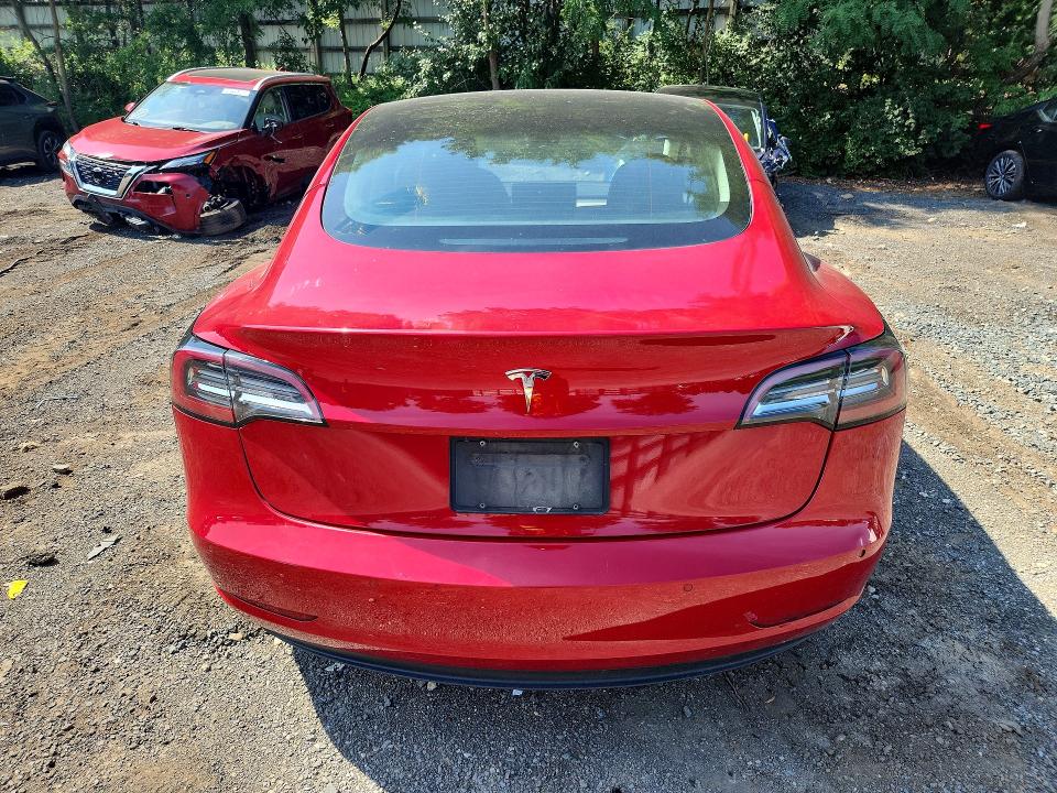 2022 Tesla Model 3 VIN 5YJ3E1EA5NF187783 COPART salvage auction — MECHANICAL, PA - CERT OF TITLE, sold $175 on 2026-07-22 (photo 6)
