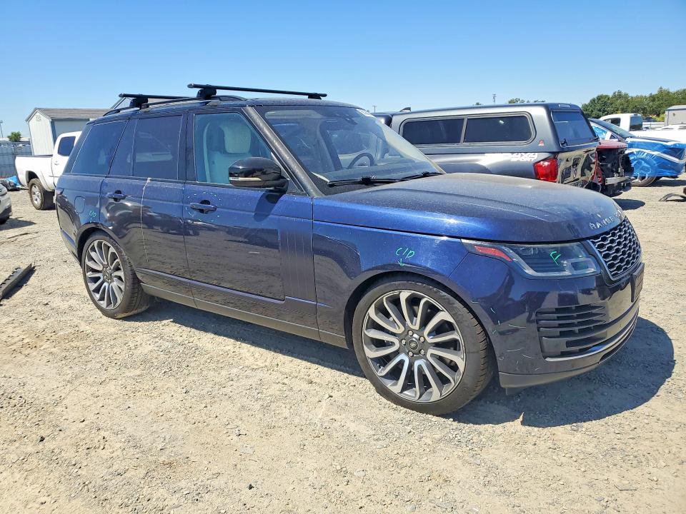 2018 Land rover RANGE ROVER VIN SALGS2SV7JA388412 COPART salvage auction — MINOR DENT/SCRATCHES, Ca - Salvage Certificate, sold $10,700 on 2026-07-28 (photo 4)