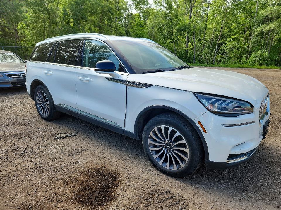 2023 Lincoln Aviator VIN 5LM5J7XC2PGL19597 COPART salvage auction — FRONT END, On - Permit Salvage (P), sold $10,700 on 2026-07-28 (photo 4)