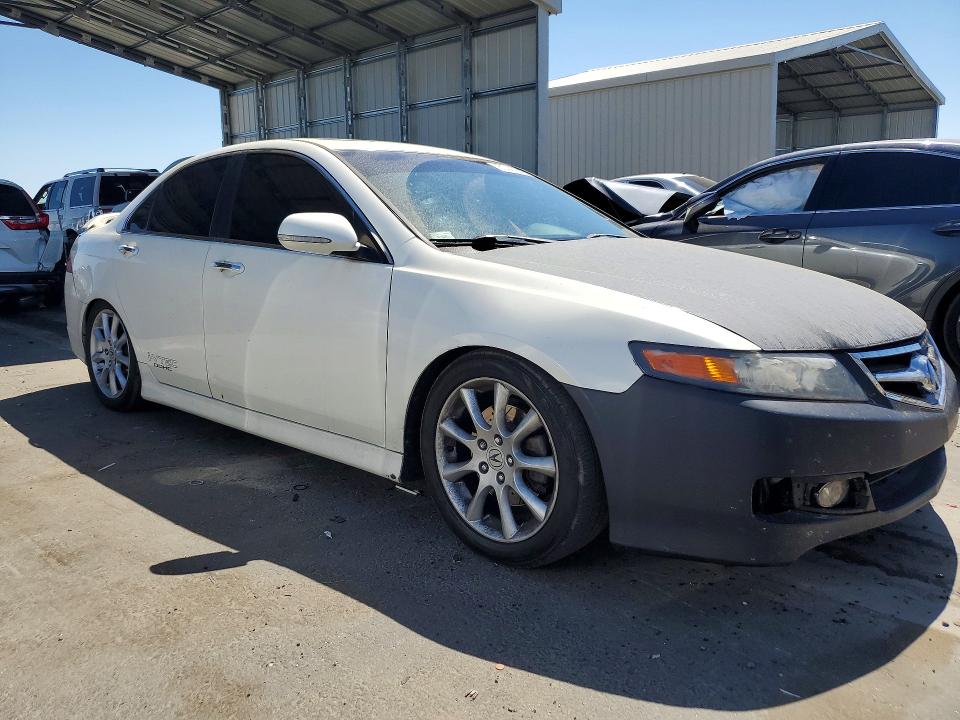 2007 Acura Tsx VIN JH4CL96857C012769 COPART salvage auction — SIDE, CA - SALVAGE CERTIFICATE, sold $100 on 2026-07-23 (photo 4)