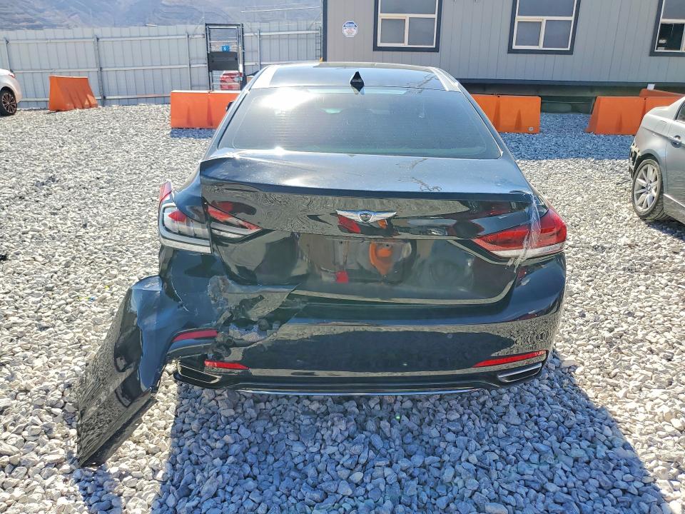 2018 Genesis VIN KMHGN4JE5JU234271 COPART salvage auction — REAR END, NV - SALVAGE TITLE, sold $3,850 on 2026-08-03 (photo 6)