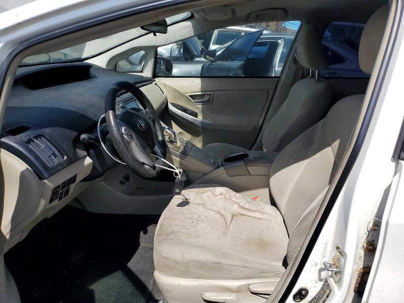 2014 Toyota Prius VIN JTDKN3DU4E0380735 COPART salvage auction — FRONT END, Ca - Salvage Certificate, sold $200 on 2026-07-29 (photo 7)