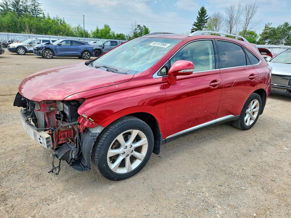 2011 Lexus Rx VIN JTJBK1BA7B2437934 COPART salvage auction — FRONT END, On - Permit Salvage, sold $3,050 on 2026-07-21 (photo 1)