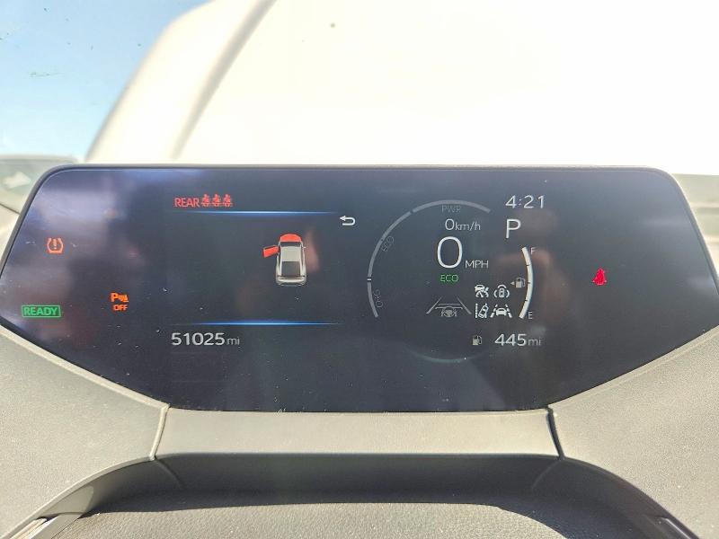 2023 Toyota Prius VIN JTDADABU8P3000528 COPART salvage auction — REAR END, CA - SALVAGE CERTIFICATE, sold $150 on 2026-07-21 (photo 9)