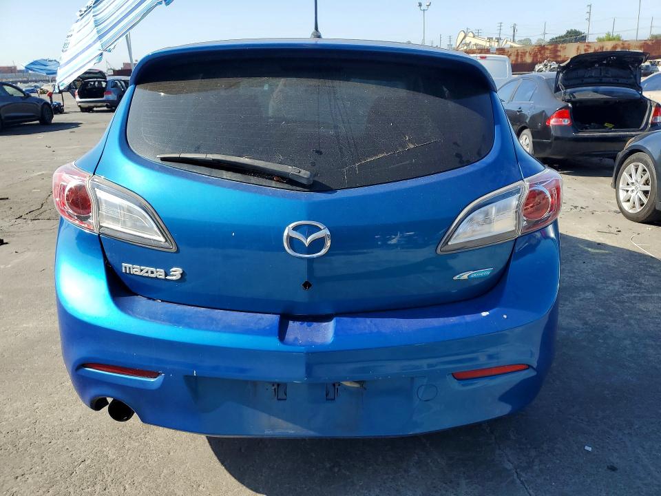 2012 Mazda 3 VIN JM1BL1L86C1619563 COPART salvage auction — FRONT END, Ca - Salvage Certificate, sold $900 on 2026-07-31 (photo 6)
