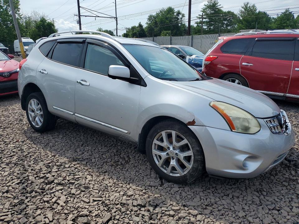 2012 Nissan Rogue VIN JN8AS5MV0CW372137 COPART salvage auction — FRONT END, Pa - Cert Of Salv-R=Reconstructed, sold $300 on 2026-07-22 (photo 4)