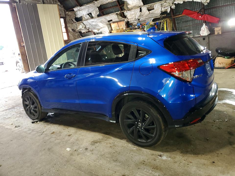 2021 Honda Hr-v VIN 3CZRU6H17MM727113 COPART salvage auction — FRONT END, Ny - Mv-907A Salvage Certificate, sold $7,100 on 2026-08-19 (photo 2)