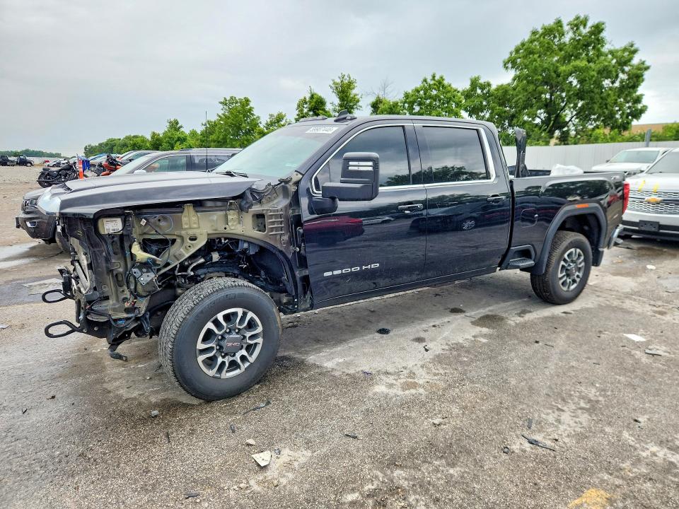 2023 Gmc SIERRA VIN 1GT49MEY2PF197743 COPART salvage auction — FRONT END, Salvage Title, sold $17,100 on 2026-08-21 (photo 1)
