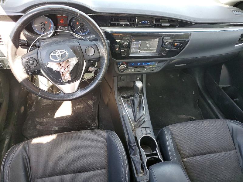 2014 Toyota Corolla VIN 5YFBURHE6EP152573 COPART salvage auction — FRONT END, Tx - Salvage Vehicle Title, sold $2,200 on 2026-07-23 (photo 8)
