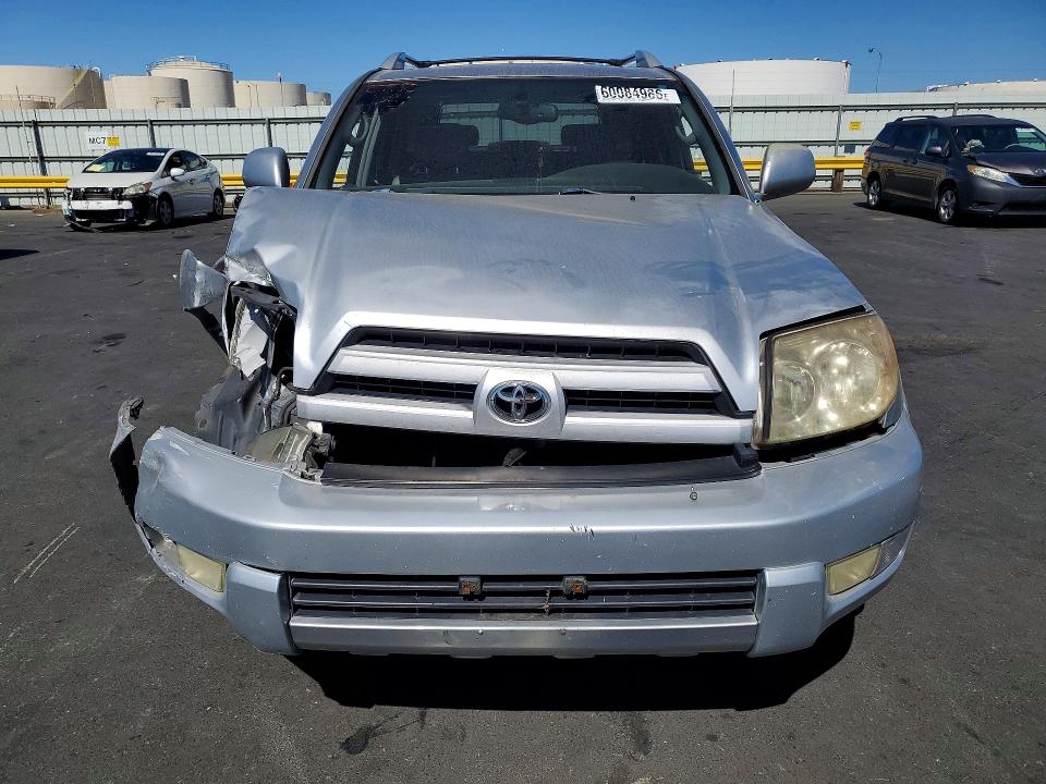 2003 Toyota 4runner VIN JTEBT17R330004585 COPART salvage auction — FRONT END, Ca - Salvage Certificate, sold $1,200 on 2026-07-27 (photo 5)
