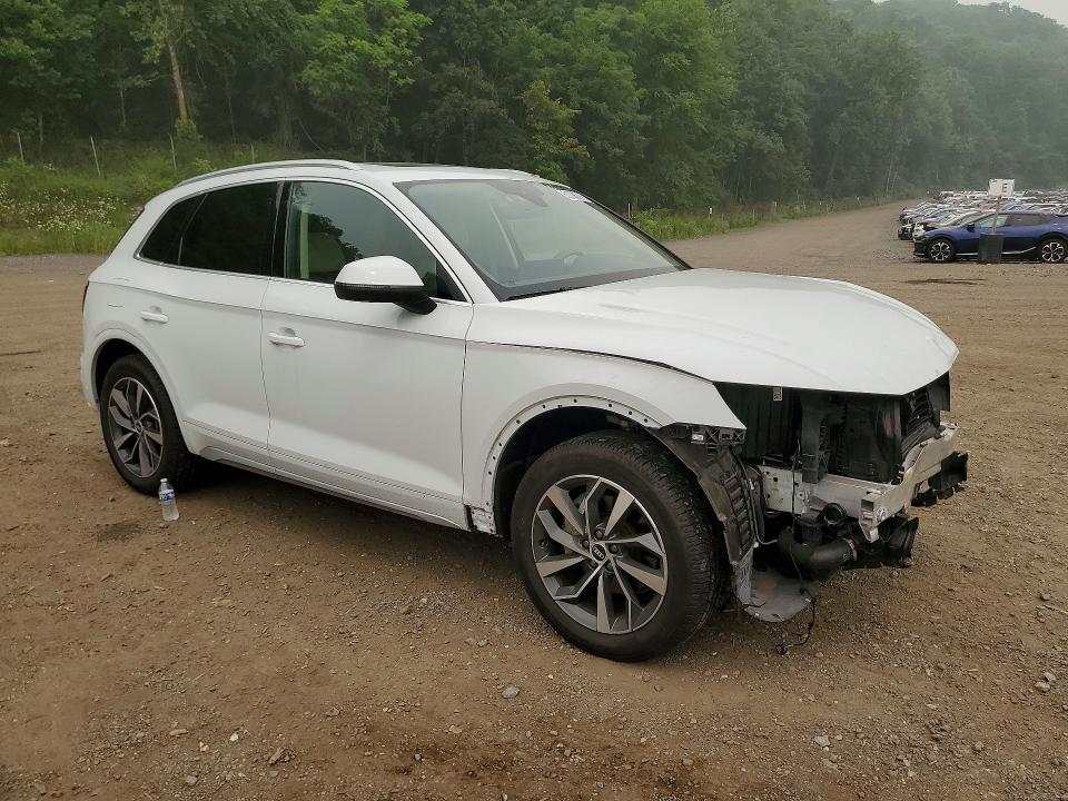 2021 Audi Q5 VIN WA1BAAFY5M2024677 COPART salvage auction — FRONT END, NY - MV-907A SALVAGE CERTIFICATE, sold $325 on 2026-07-23 (photo 4)
