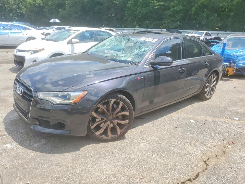 2013 Audi A6 VIN WAUGGAFC0DN055555 COPART salvage auction — ROOF, Ga - Cert Of Title-Salvage, sold $3,100 on 2026-07-31 (photo 1)