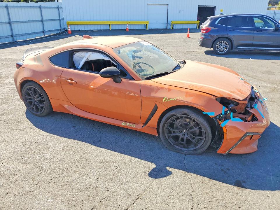 2023 Toyota Gr 86 VIN JF1ZNBG19P9755209 COPART salvage auction — FRONT END, Ca - Salvage Certificate, sold $9,200 on 2026-07-24 (photo 4)