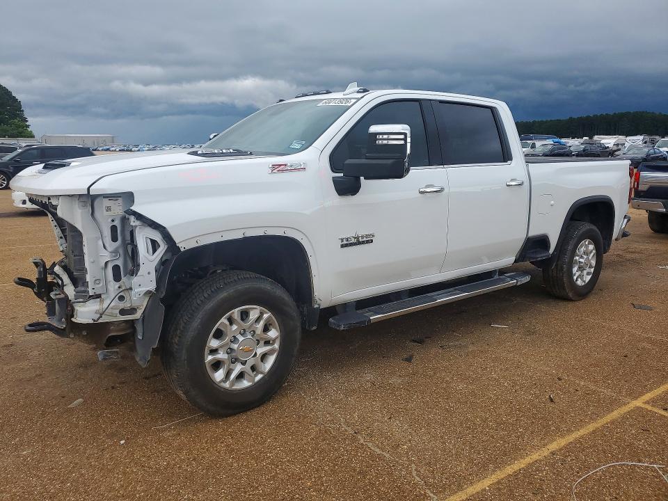 2024 Chevrolet Silverado VIN 2GC4YPE76R1106530 COPART salvage auction — FRONT END, Tx - Salvage Vehicle Title, sold $21,000 on 2026-07-20 (photo 1)