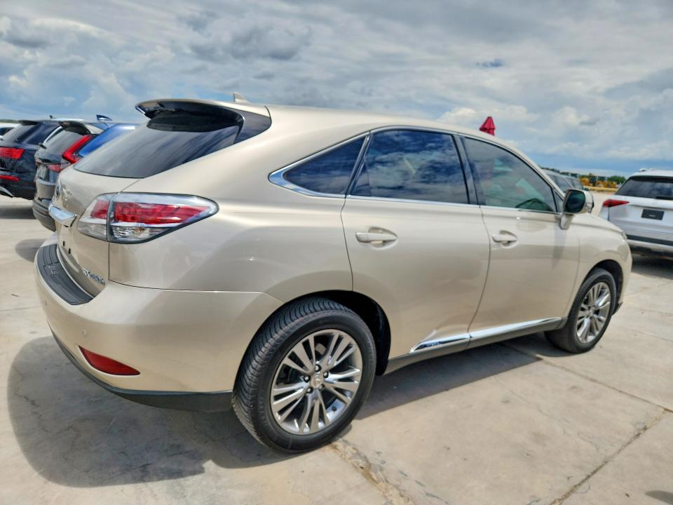 2013 Lexus Rx VIN JTJZB1BA2D2412246 COPART salvage auction — NORMAL WEAR, TX - CERTIFICATE OF TITLE (P), sold $7,700 on 2026-07-29 (photo 3)