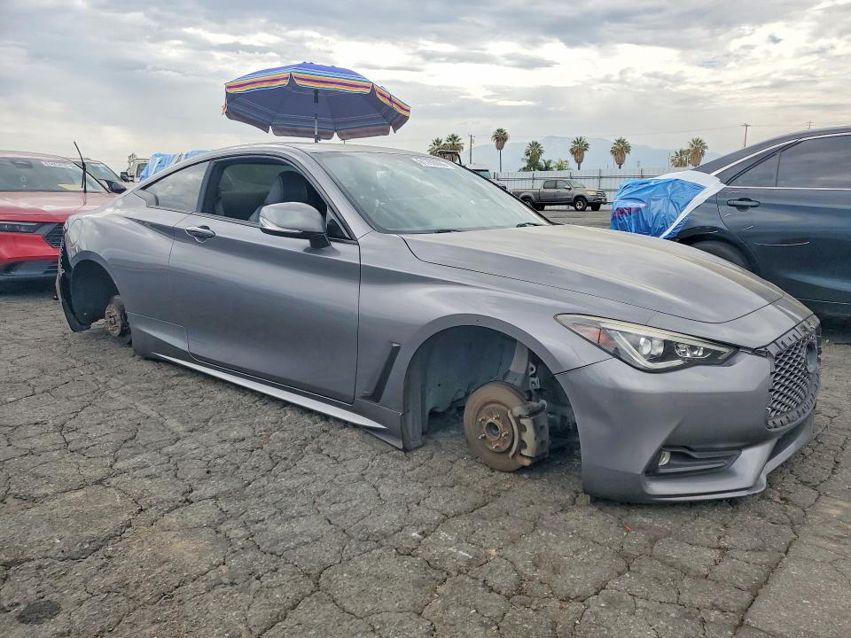 2018 Infiniti Q60 VIN JN1EV7EK2JM343061 COPART salvage auction — VANDALISM, CA - SALVAGE CERTIFICATE, sold $3,150 on 2026-07-30 (photo 4)
