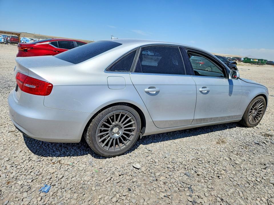 2013 Audi A4 VIN WAUBFAFL6DN048736 COPART salvage auction — FRONT END, Ut - Salvage Certificate, sold $1,500 on 2026-08-21 (photo 3)