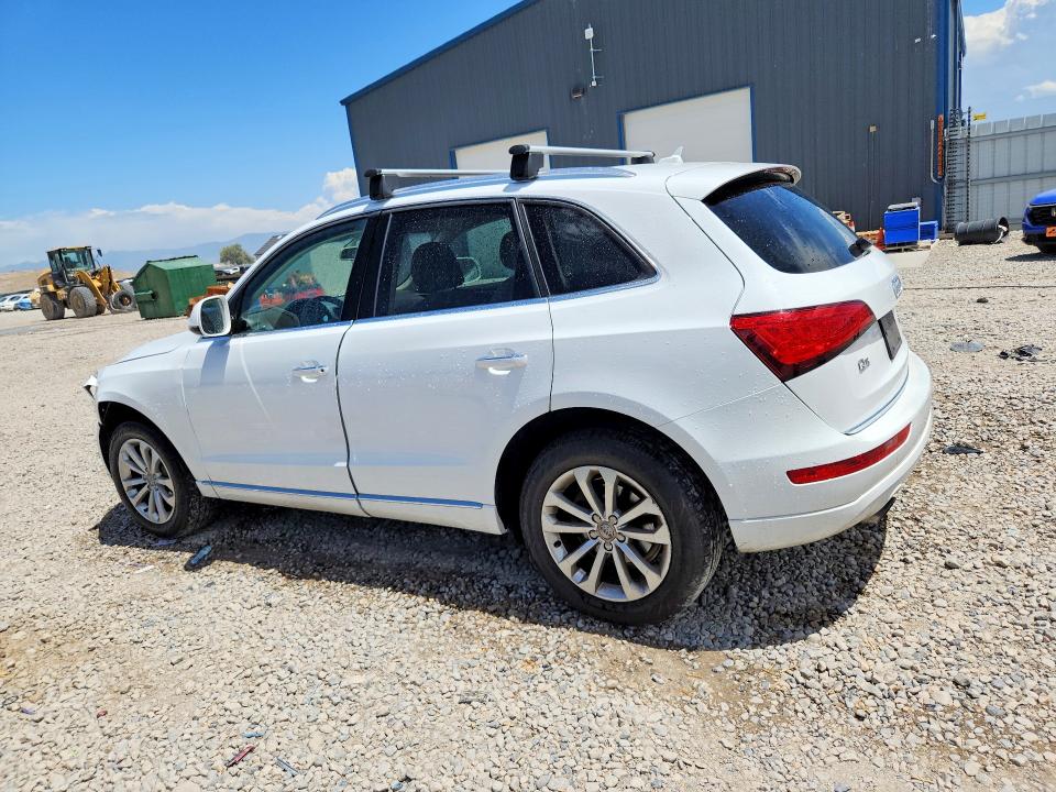 2017 Audi Q5 VIN WA1C2AFP1HA001174 COPART salvage auction — FRONT END, Ut - Salvage Certificate, sold $4,400 on 2026-08-21 (photo 2)