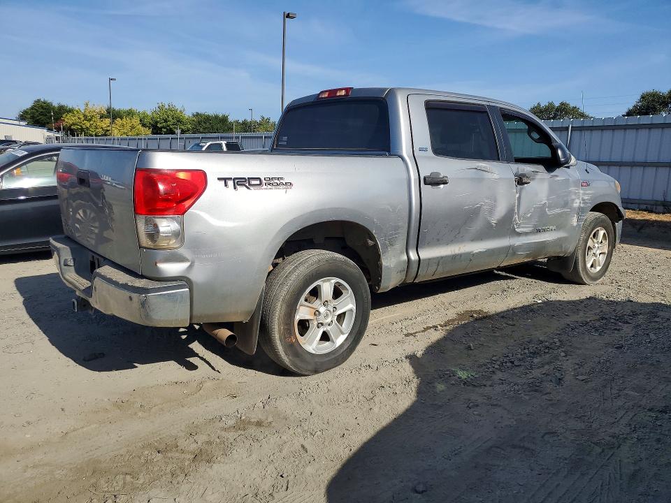 2007 Toyota Tundra VIN 5TBEV54187S457484 COPART salvage auction — SIDE, CA - SALVAGE CERTIFICATE, sold $3,300 on 2026-07-09 (photo 3)