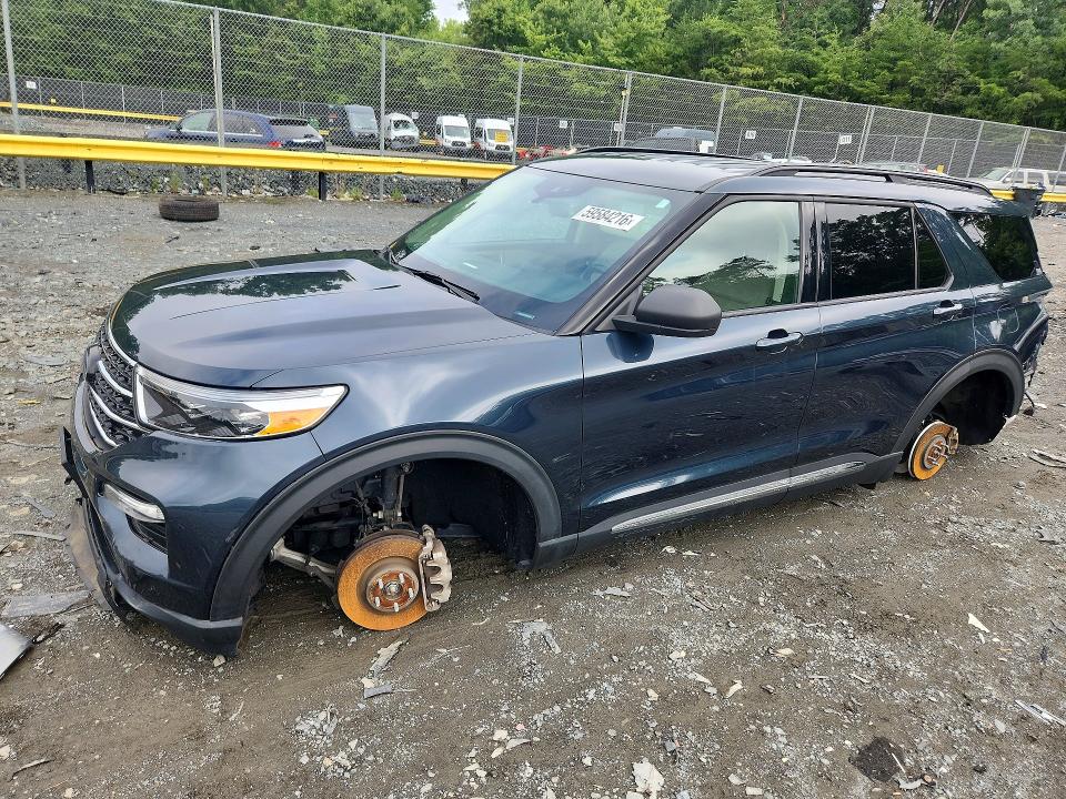 2022 Ford Explorer VIN 1FMSK8DH2NGB67407 — COPART salvage auction photo