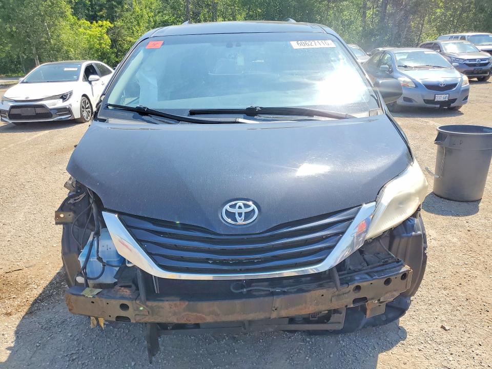 2017 Toyota Sienna VIN 5TDKZ3DC3HS860391 COPART salvage auction — FRONT END, On - Permit No Brand - Unfit, sold $275 on 2026-07-30 (photo 5)