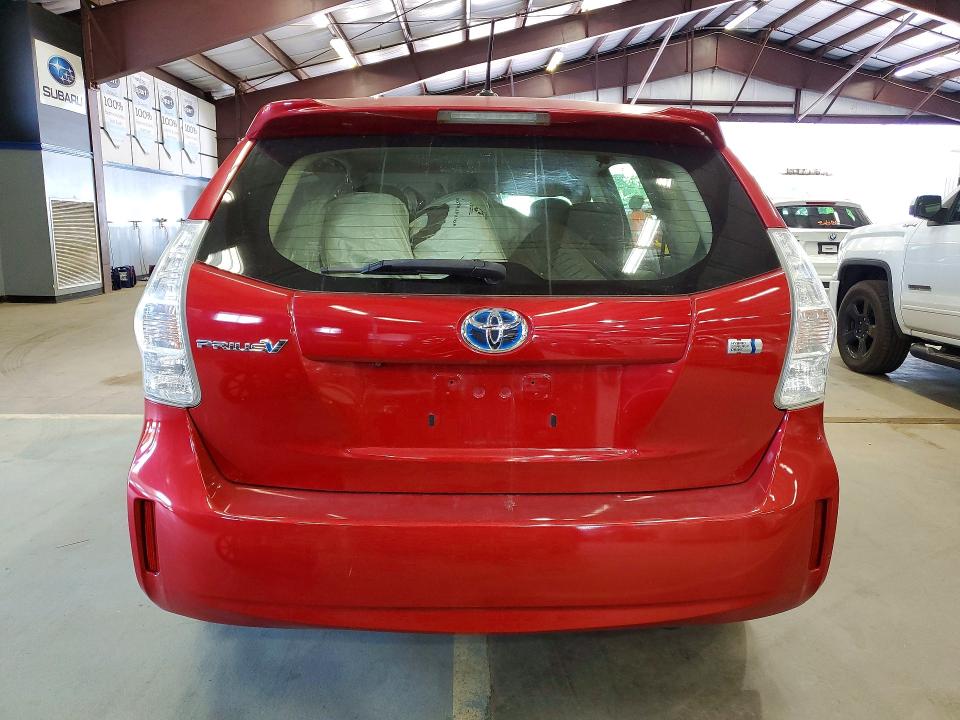 2013 Toyota Prius v VIN JTDZN3EU4D3190475 COPART salvage auction — MINOR DENT/SCRATCHES, Vt - Certificate Of Title (P), sold $6,700 on 2026-07-22 (photo 6)