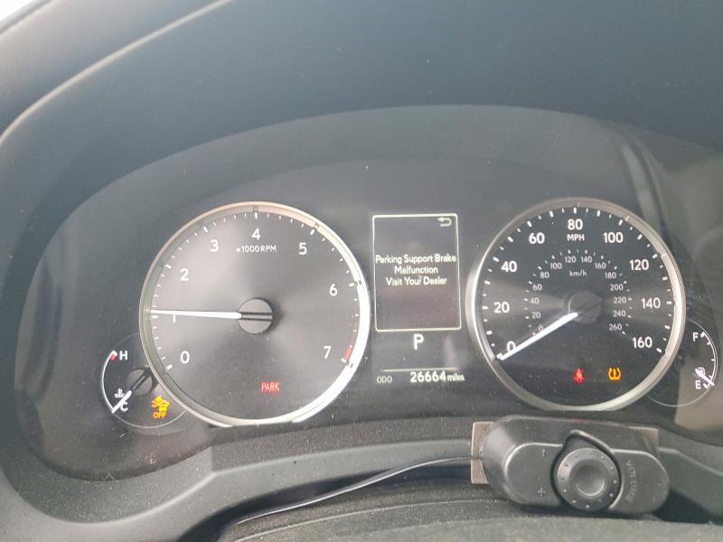 2023 Lexus Is VIN JTHD81F28P5052402 COPART salvage auction — FRONT END, Nv - Salvage Title, sold $15,900 on 2026-09-03 (photo 9)