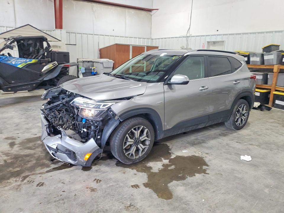 2021 Kia Seltos VIN KNDERCAA1M7158297 COPART salvage auction — FRONT END, Ny - Mv-907A Salvage Certificate, sold $925 on 2026-07-20 (photo 1)