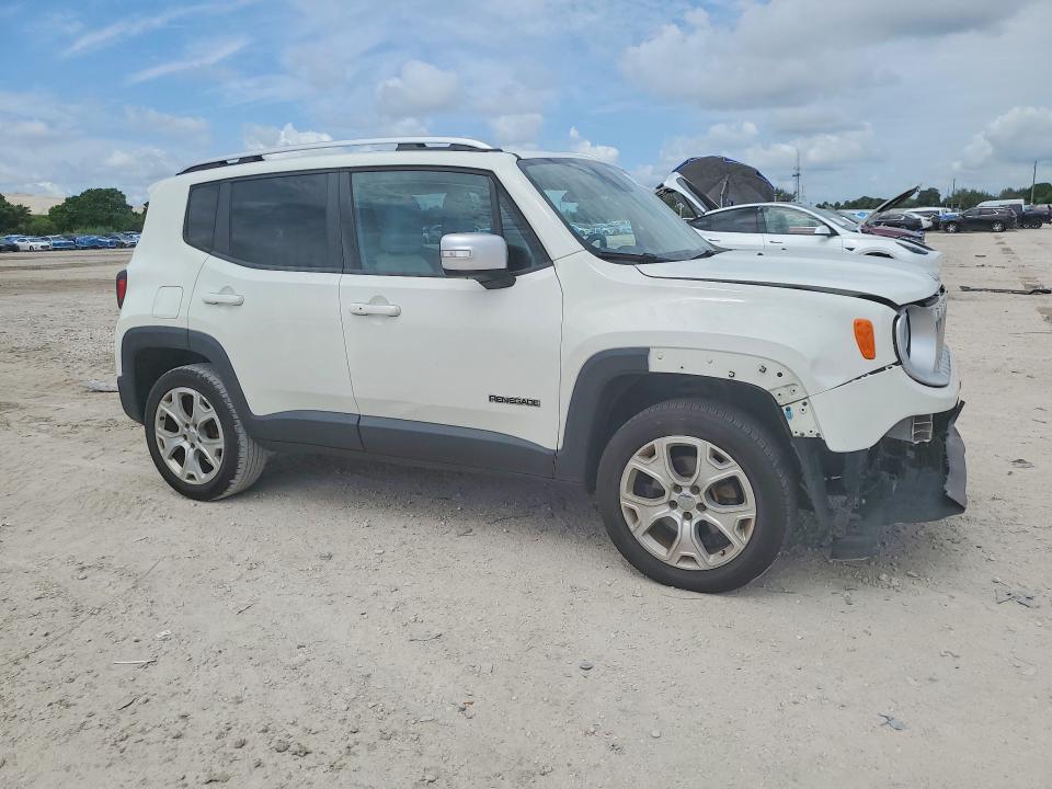 2015 Jeep Renegade VIN ZACCJBDT7FPC07157 COPART salvage auction — FRONT END, Fl - Cert Of Title Slvg Rebuildable, sold $1,600 on 2026-08-18 (photo 4)