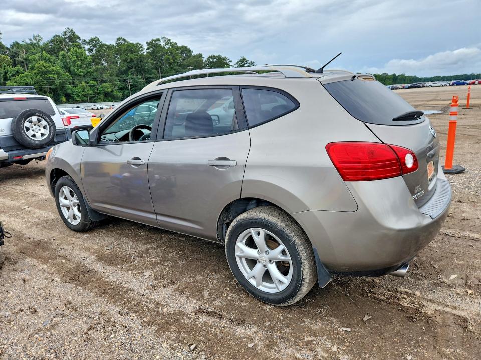 2008 Nissan Rogue sport VIN JN8AS58T78W014887 COPART salvage auction — REAR END, LA - CERT OF TITLE-RECONSTRUCTED (P), sold $750 on 2026-07-24 (photo 2)