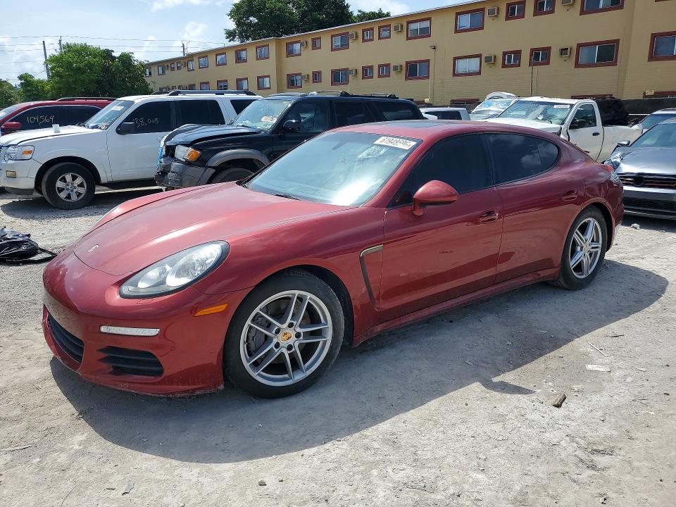 2015 Porsche Panamera VIN WP0AA2A73FL000977 COPART salvage auction — FRONT END, Fl - Cert Of Title Slvg Rebuildable, sold $250 on 2026-07-31 (photo 1)
