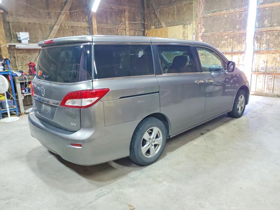 2014 Nissan Quest VIN JN8AE2KP6E9103653 COPART salvage auction — MINOR DENT/SCRATCHES, Sd - Non Public Clean Title, sold $150 on 2026-07-28 (photo 3)