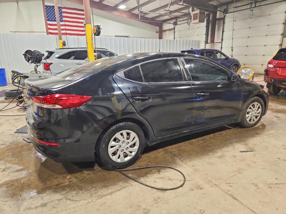 2017 Hyundai Elantra VIN KMHD74LFXHU318034 COPART salvage auction — UNDERCARRIAGE, Pa - Certificate Of Salvage, sold $1,300 on 2026-07-31 (photo 3)