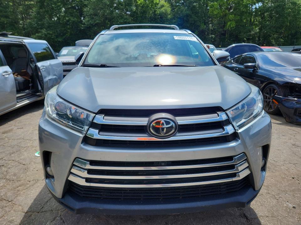 2018 Toyota VIN 5TDYZRFH0JS239539 COPART salvage auction — REAR END, Ga - Cert Of Title-Salvage, sold $5,800 on 2026-07-28 (photo 5)