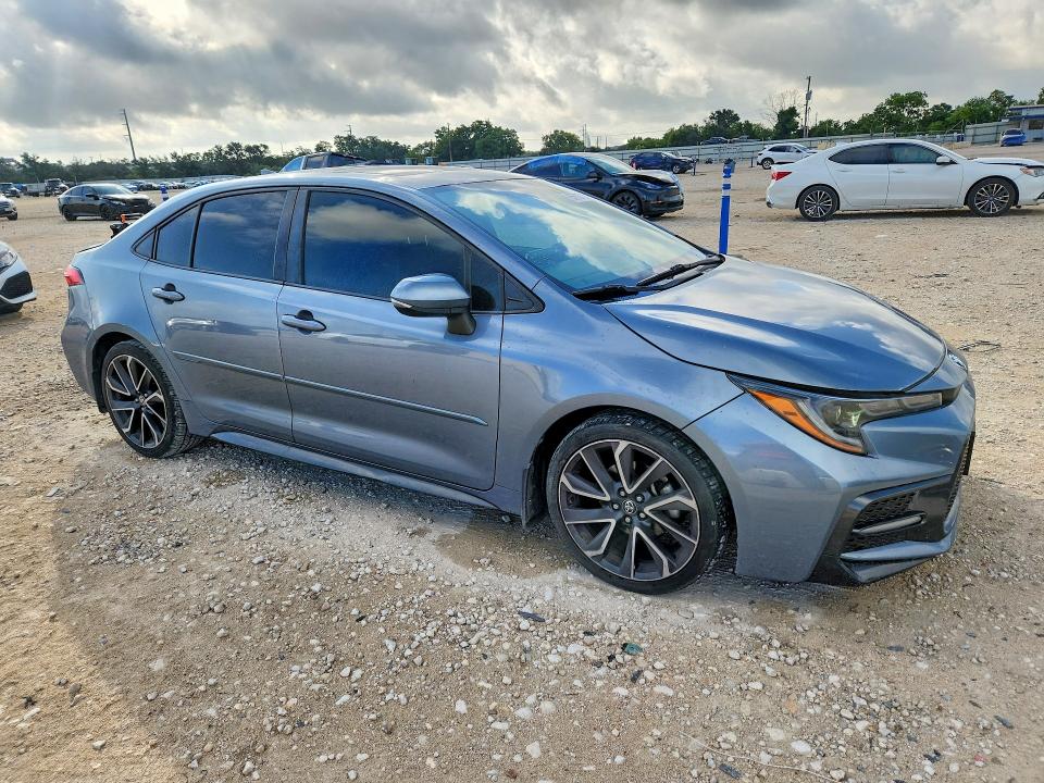 2020 Toyota Corolla VIN JTDP4RCE8LJ016427 COPART salvage auction — REAR END, Tx - Salvage Vehicle Title, sold $6,100 on 2026-07-09 (photo 4)