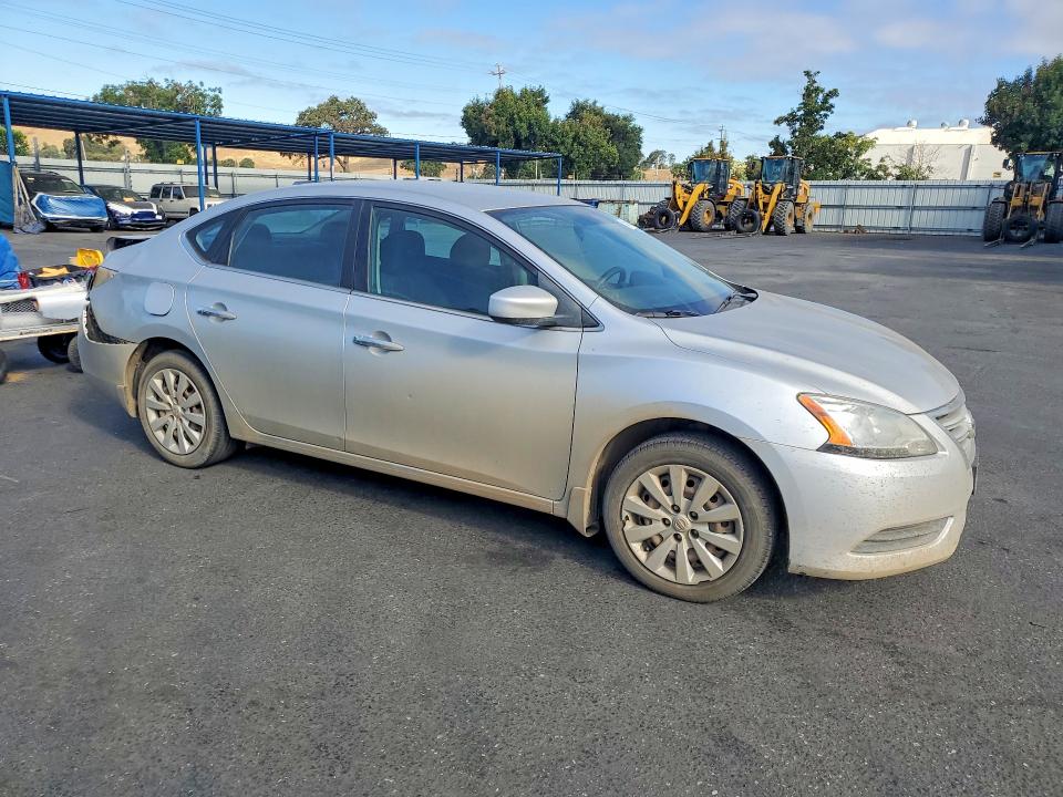 2015 Nissan Sentra VIN 3N1AB7AP4FY238227 COPART salvage auction — REAR END, Ca - Salvage Certificate, sold $525 on 2026-07-23 (photo 4)