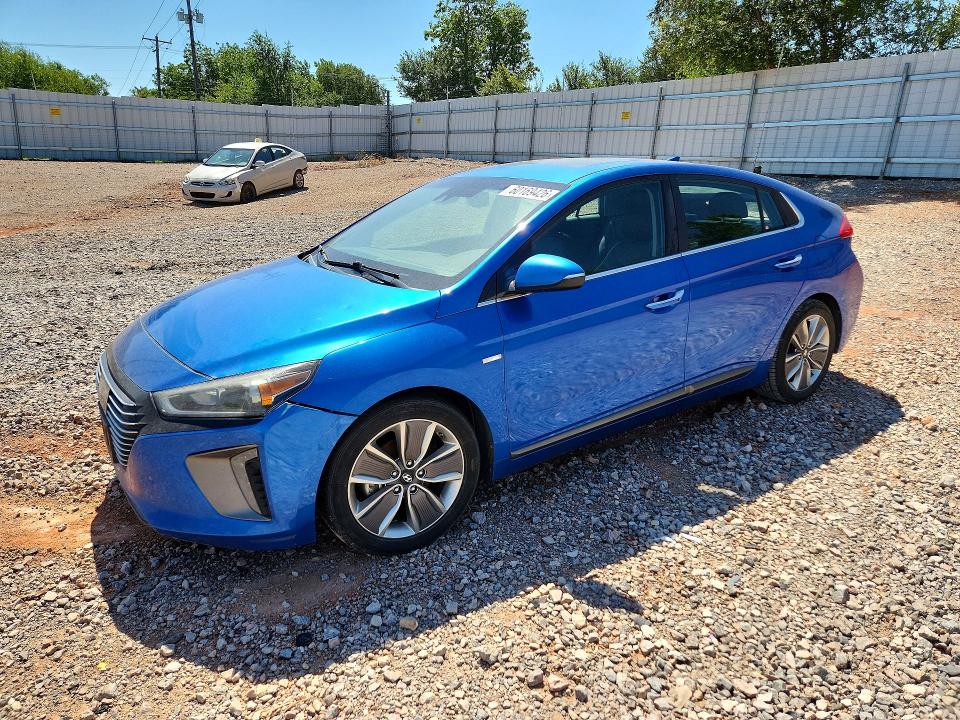 2017 Hyundai Ioniq VIN KMHC05LC5HU026688 COPART salvage auction — FRONT END, Ok - Certificate Of Title, sold $1,100 on 2026-07-28 (photo 1)