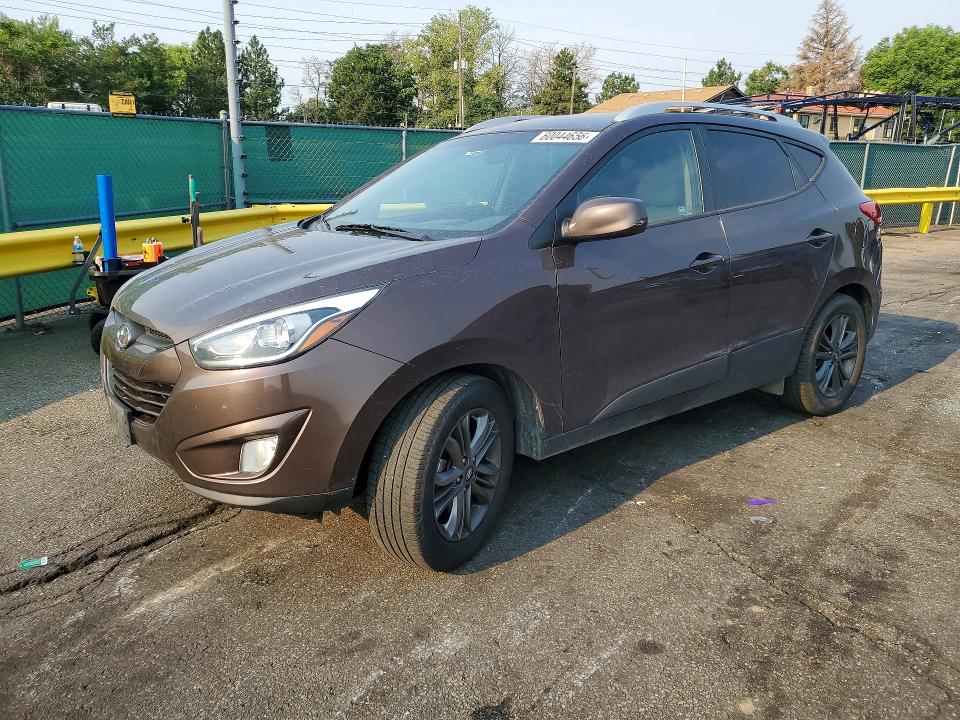 2014 Hyundai Tucson VIN KM8JUCAG0EU789994 COPART salvage auction — MECHANICAL, Co - Dis/Dlr/Exp Only Clean Title, sold $800 on 2026-07-09 (photo 1)