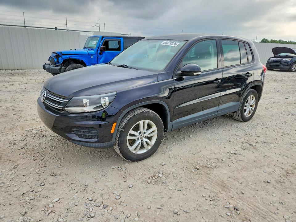 2013 Volkswagen Tiguan VIN WVGAV3AX7DW592000 COPART salvage auction — MECHANICAL, Oh - Cert Of Title-Flood History, sold $225 on 2026-08-04 (photo 1)