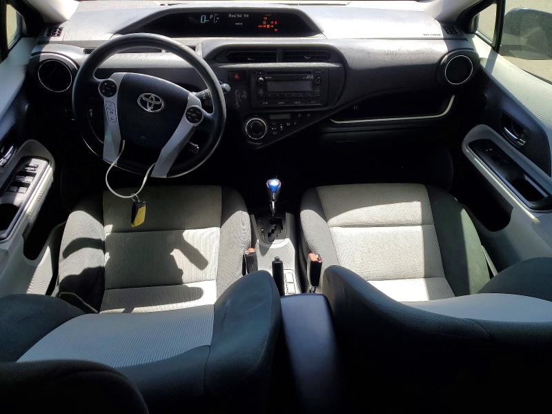 2014 Toyota Prius VIN JTDKDTB39E1572322 COPART salvage auction — REAR END, Ca - Salvage Certificate, sold $575 on 2026-07-14 (photo 8)