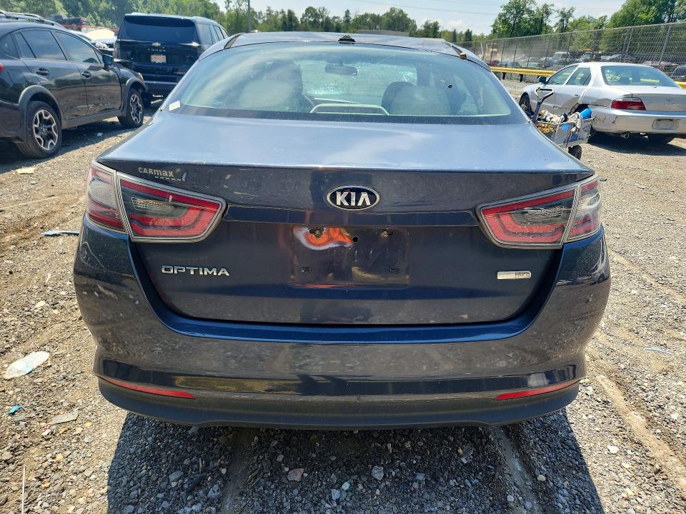2014 Kia Optima VIN KNAGM4AD6E5064188 COPART salvage auction — FRONT END, Md - Cert Of Salvage > 75% Damage, sold $550 on 2026-07-21 (photo 6)