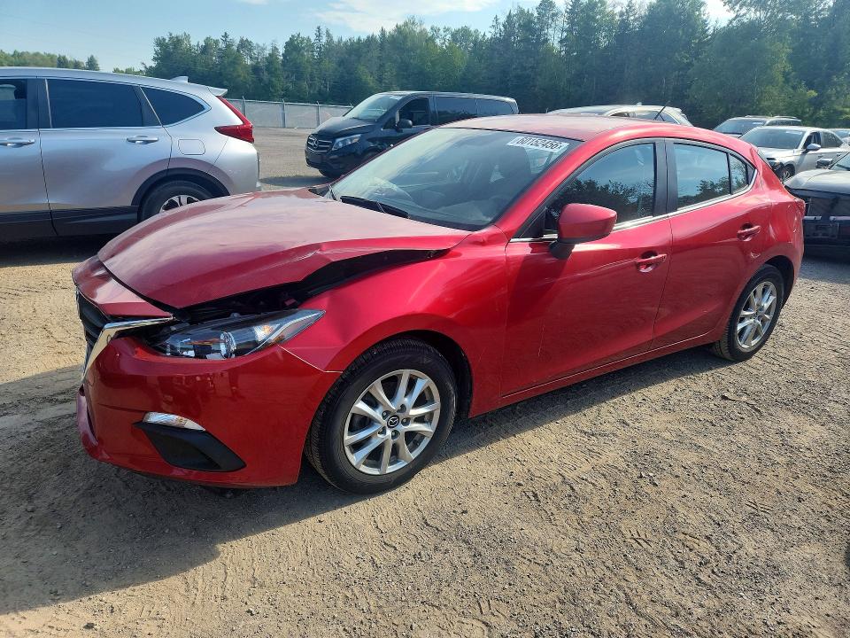 2014 Mazda 3 VIN JM1BM1L72E1152522 COPART salvage auction — FRONT END, On - Permit Salvage, sold $350 on 2026-07-23 (photo 1)