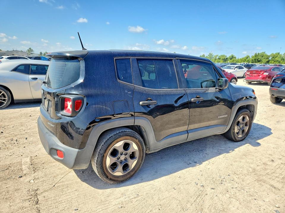 2015 Jeep Renegade VIN ZACCJAAT8FPB24318 COPART salvage auction — REAR END, Tx - Certificate Of Title, sold $925 on 2026-08-14 (photo 3)