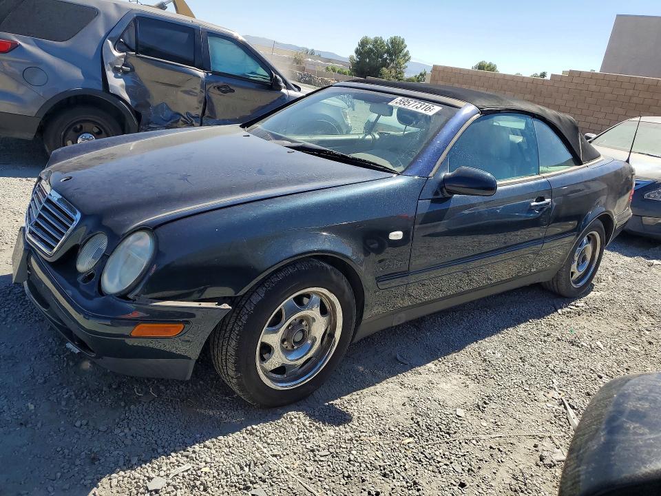 1999 Mercedes-benz Clk-class VIN WDBLK65G5XT024463 COPART salvage auction — FRONT END, CA - SALVAGE CERTIFICATE, sold $250 on 2026-07-29 (photo 1)