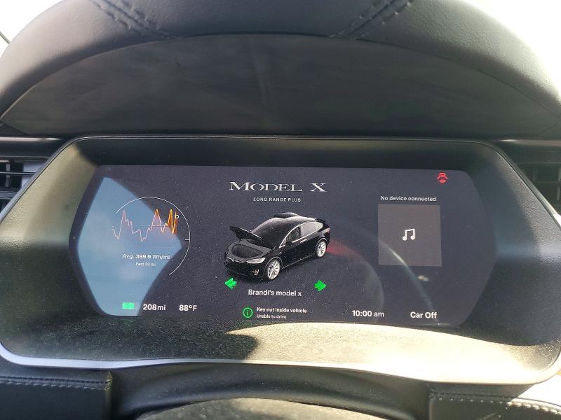 2020 Tesla Model x VIN 5YJXCAE23LF296014 COPART salvage auction — REAR END, FL - CERT OF TITLE SLVG REBUILDABLE, sold $20 on 2026-07-31 (photo 9)